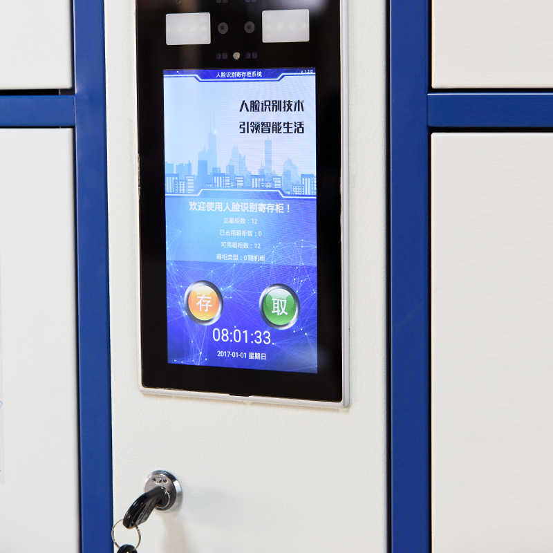 Casier d'armoire à vestiaire en métal pour le supermarché de salle de bain de gymnase