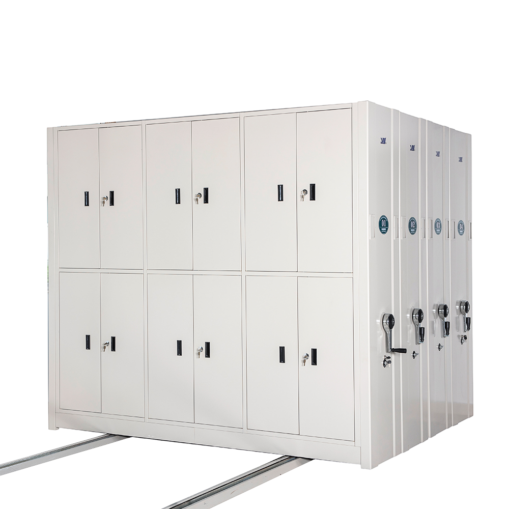 Étagère compacte manuelle